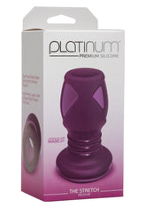 Doc Johnson Platinum The Stretch Medium Butt Plug Purple Butt Plugs